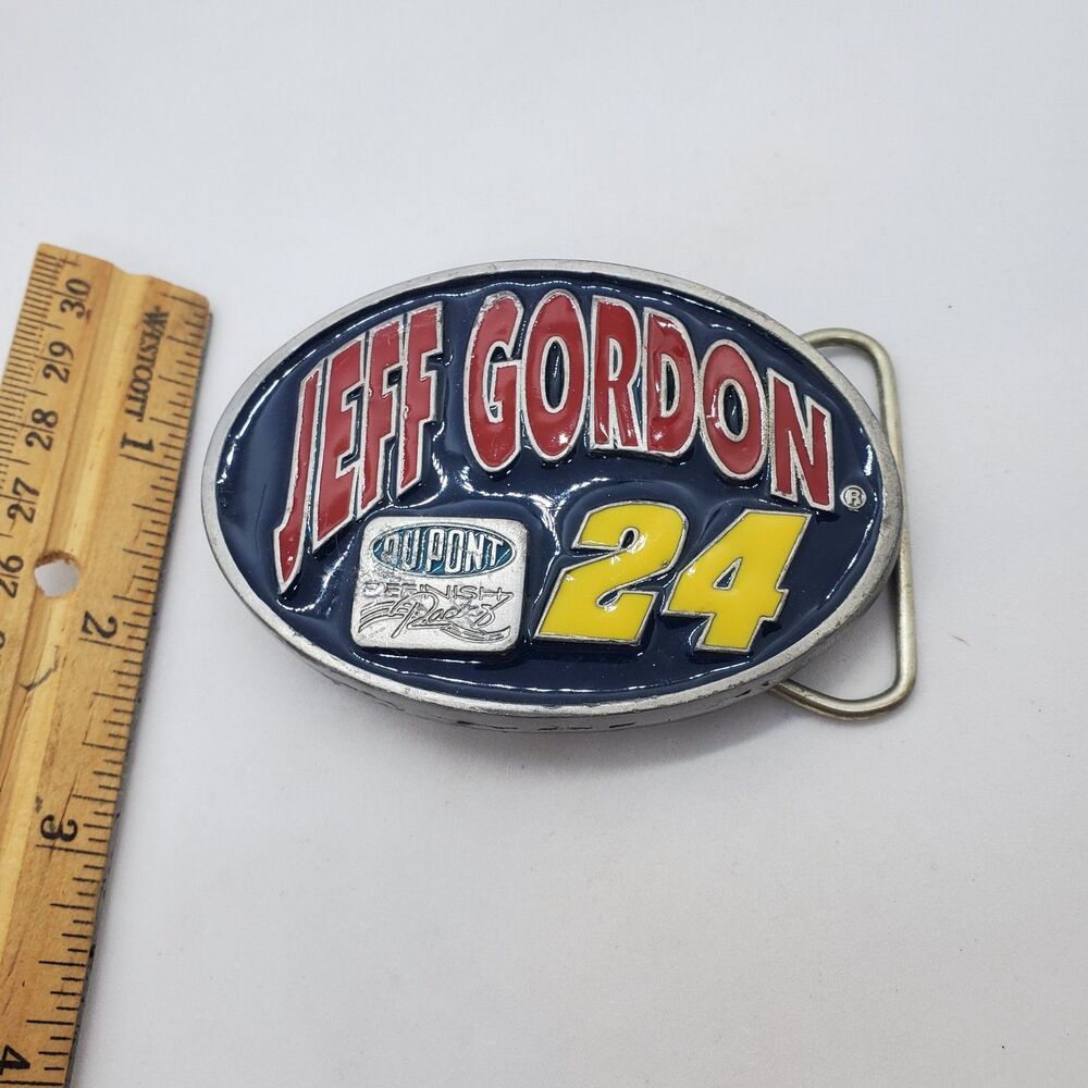 American Legends Jeff Gordon Hendrick Motorsports NASCAR Belt Buckle 24 1995